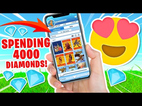 I&rsquo;m ADDICTED to this NEW Disney Game! 😍 Disney Collect By Topps! - 💎HUGE 4000 DIAMOND Pack Opening💎