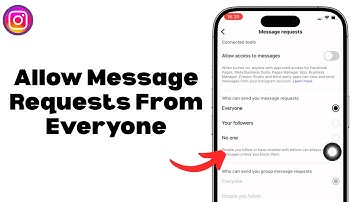 How To Allow Message Requests From Everyone On Instagram !