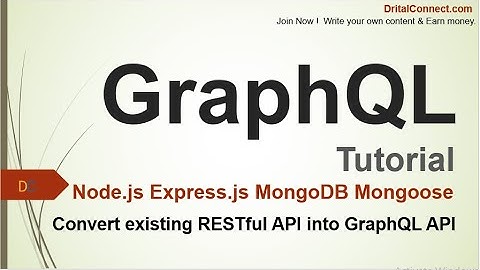 Convert existing express.js mongoose restful API into GraphQL API