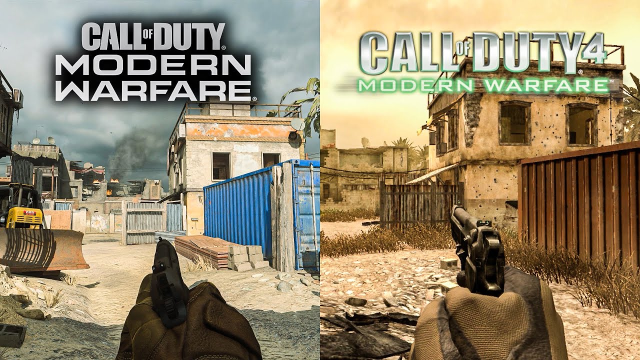 Modern Warfare 2019's classic Call of Duty 4 maps compared to the 2007  originals