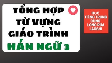Tổng Hợp Từ Vựng Tiếng Trung Giáo Trình Hán Ngữ 3 | Học Tiếng Trung Cùng Long Rùa Laoshi