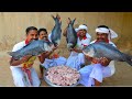 Bengali katla macher jhol  famous chicken curry cooking for village people  villfood kitchen