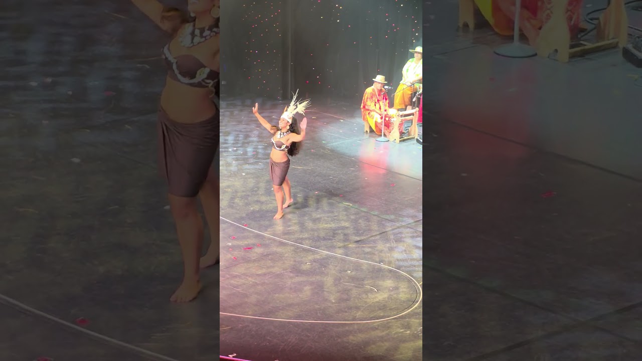 Tahitian dancing show on board The Anthem of the Seas Cruise.