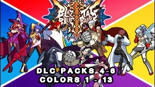 BlazBlue: Cross Tag Battle - DLC Packs 4-6: Character Colors 1-13