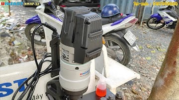 máy đột lỗ thủy lực cầm tay sắt dày 12mm lỗ 30mm model Unifast NMHP-32