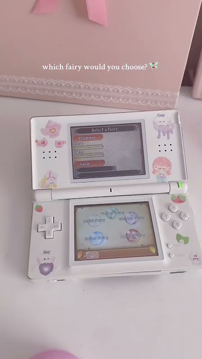 tinker bell ds game🧚🏻‍♀️ #kbeauty #aesthetic #tinkerbell #disney #ds #games #pink #nostalgia