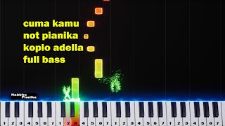 Video thumbnail of "cuma kamu not pianika instrumen cek sound"