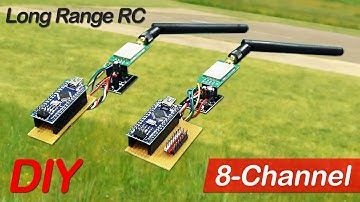 Making a Long Range Remote Control. DIY 1 to 8-Channel Arduino RC PART-1
