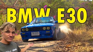 Jag kör ”RALLY” i Thailand med en BMW E30!!!