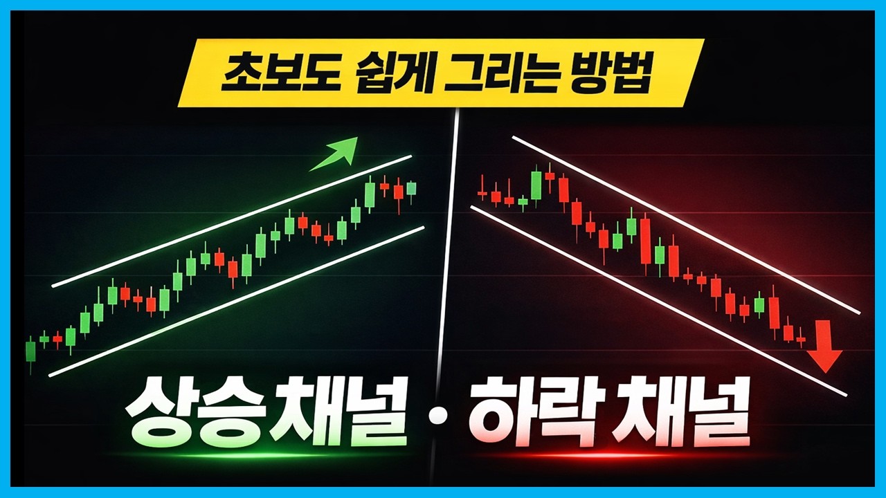 상승 채널 · 하락 채널 그리는 법 | 초보도 바로 쓰는 실전 기준 정리