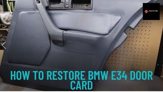 This is how I fixed the door card for my BMW E34