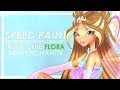 Speed Paint Winx Club | Ускоренное рисование ВИНКС | Новый энчантикс ФЛОРА