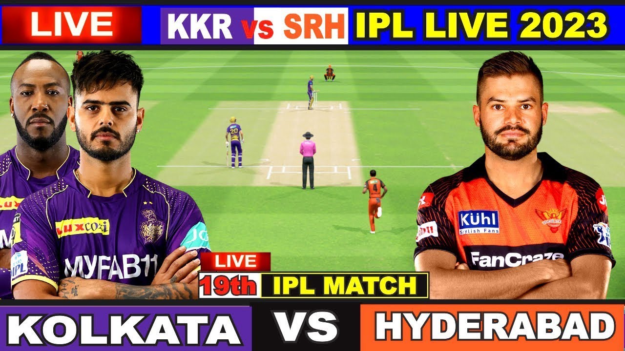 Live KKR Vs SRH, Match 19, Kolkata IPL Live Scores & Commentary