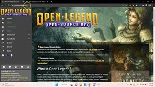 Open Legend - Character Creation/Sheet Rundown