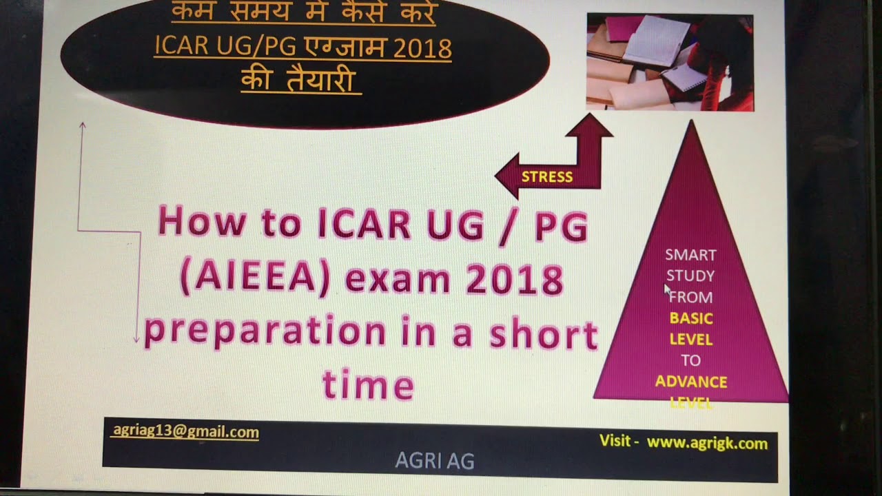 How To Prepare ICAR PG (AIEEA) Exam 2018 & changes in syllabus 2018