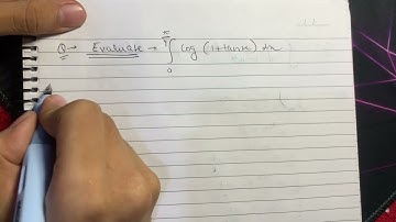 Evaluate log(1+tanx) from 0 to pi/4 | Integral 0 to pi by 4 log (1+tanx) dx