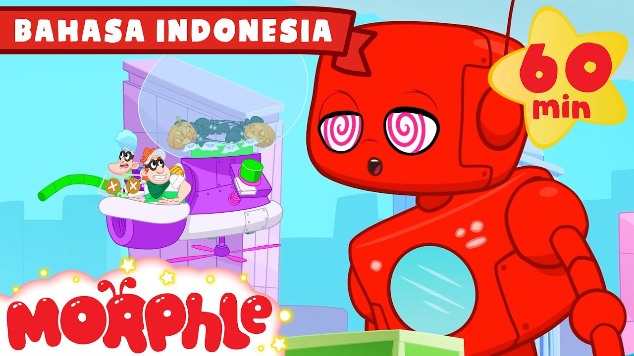 ⁣Bandit Hipnotis, AWAS! | Morphle - Bahasa Indonesia | Kartun Populer Anak-Anak | Petualangan Seru