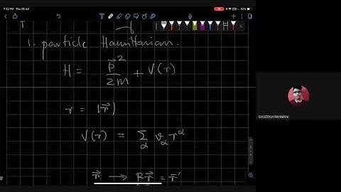 QM III L12V3: Rotationally Invariant Hamiltonians