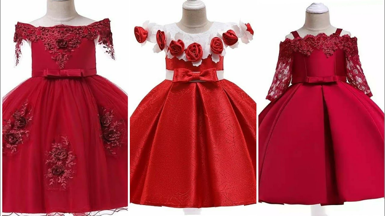 baby girls dress design2020 wedding Dress design for kidsتصميم فستان