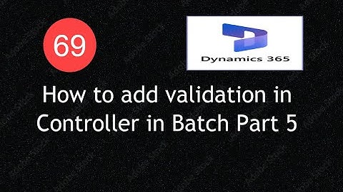 How to Add Validation in Controller (SysOperation Framework) |D36 FOX++ |Lecture69|#d365fo#msdyn365