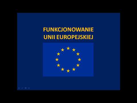 Funkcjonowanie Unii Europejskiej