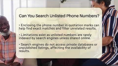 Can You Search Unlisted Phone Numbers? - SearchEnginesHub.com