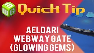 Quick Tip: Aeldari Webway Gate glowing gems