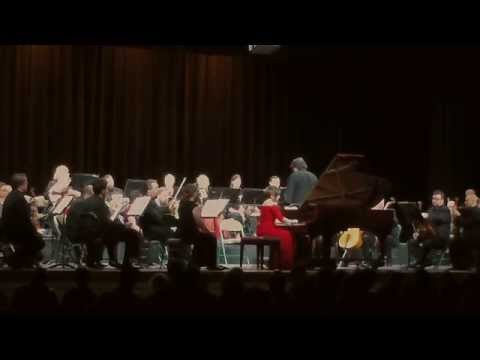 Francesca Leonardi plays Mozart Piano Concerto in d minor K466 (1st mov)