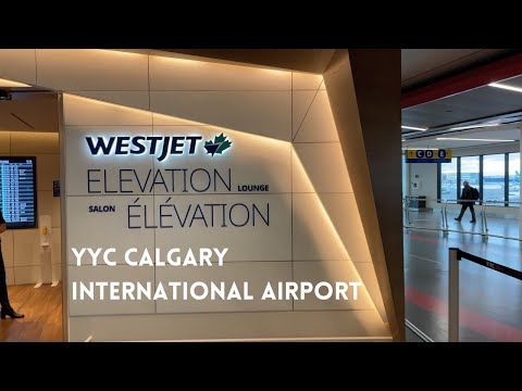 *NEW* WestJet Elevation Lounge | YYC Calgary Airport #westjet