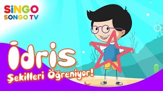 İDRİS Şekilleri Öğreniyor 🟢🔶🟪 – SingoSongo TV I İsme Özel Çocuk Şarkıları 🎵 Resimi