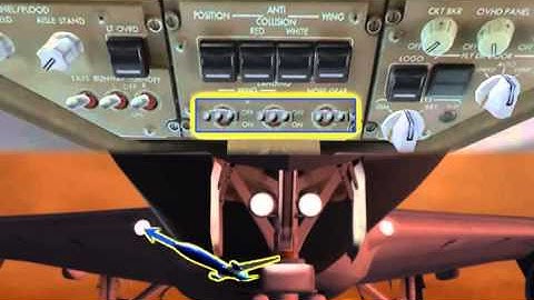 B767 Aircraft lighting