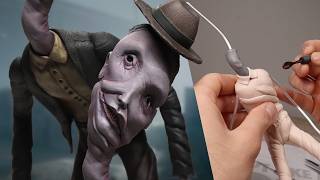 I Made The Most Disturbing Video Game Boss… | Polymer Clay Sculpture