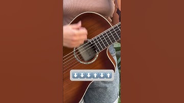 Очень простой бой на гитаре #guitar