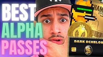 BEST NFT ALPHA PASSES | EASIEST WAY TO GET WHITELIST ?!