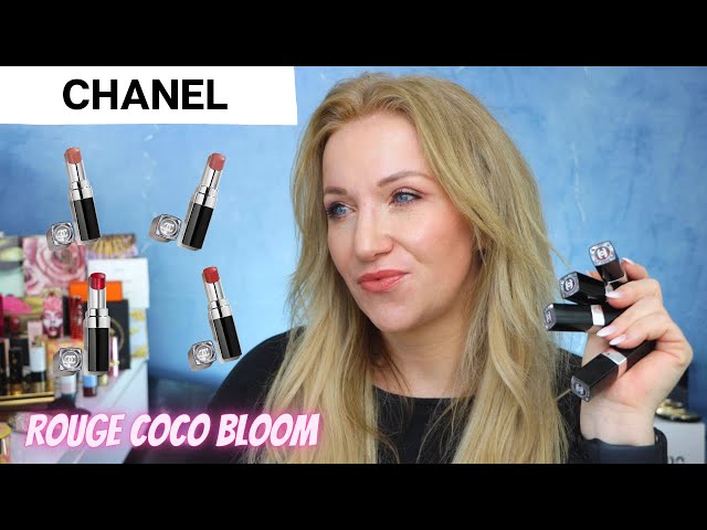 CHANEL ROUGE COCO BLOOM - LIP SWATCHES - 110 CHANCE I 116 DREAM I