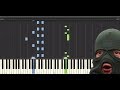 Bandit Radio (CHEEKI BREEKI song) piano tutorial - True Slav edition!!!