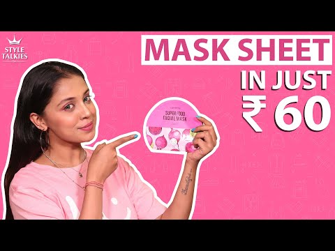Face Masksheet in just 60 rupees 😱 | Review | Miniso