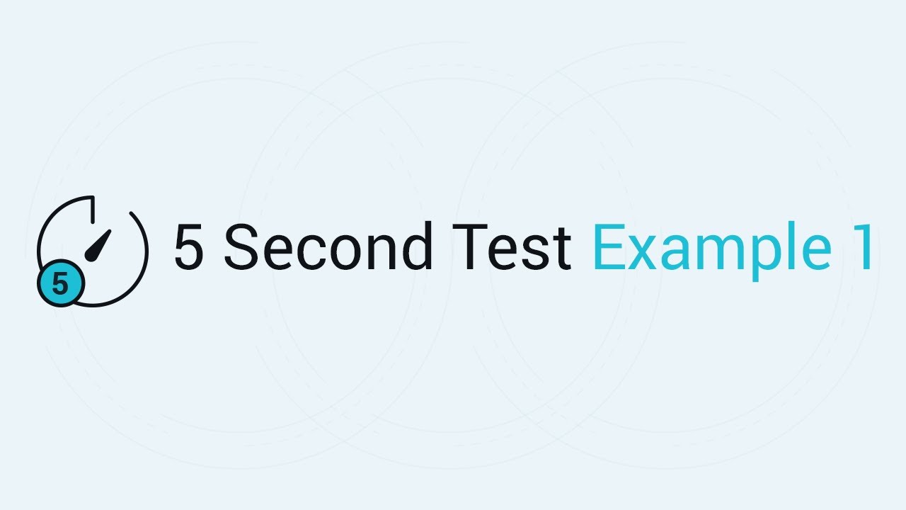 How to set up a 5-second test - Preely