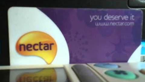 MOney saving tip - nectar card point stacking