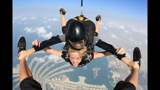 Lise Rasmussen's first jump at SkyDive Dubai - AWESOME!!!