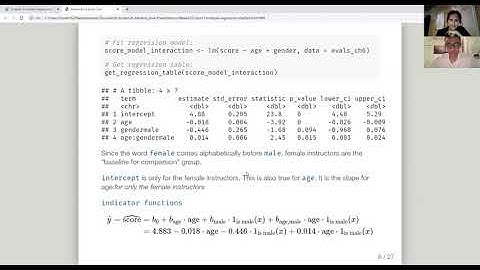 Modern Dive Book Club Chapter 6 Multiple Regression 2020 08 27 (mdive01)
