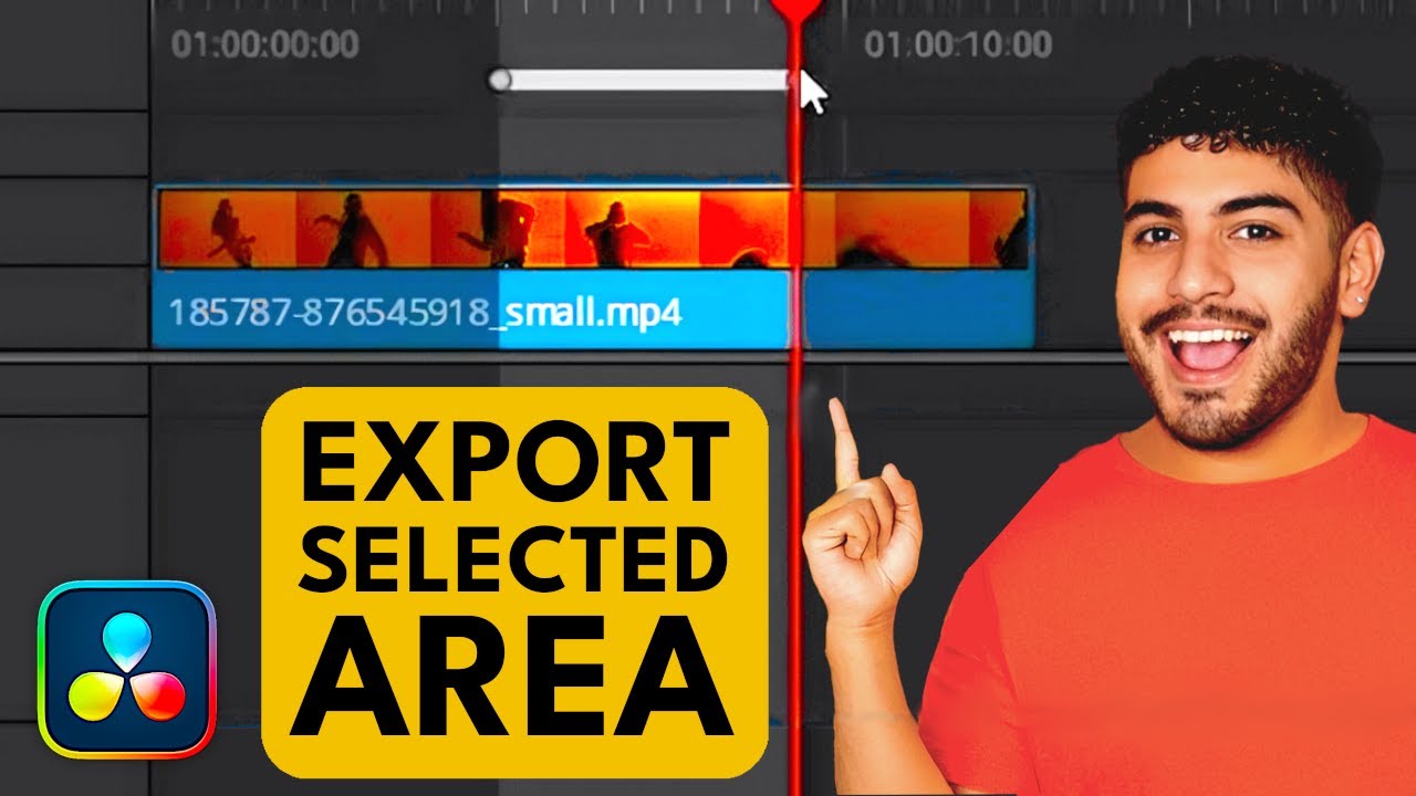 How to Export Only a PART of Timeline in DaVinci Resolve - YouTube