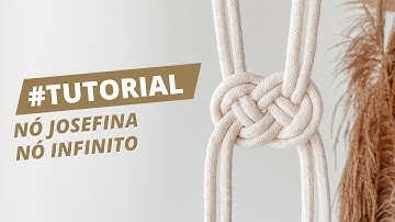 Como Fazer NÓ INFINITO ou NÓ JOSEFINA Em Macramê | Tutorial Passo a Passo Para INICIANTES #DIY
