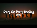 LMFAO - Sorry For Party Rocking (Lyrics)