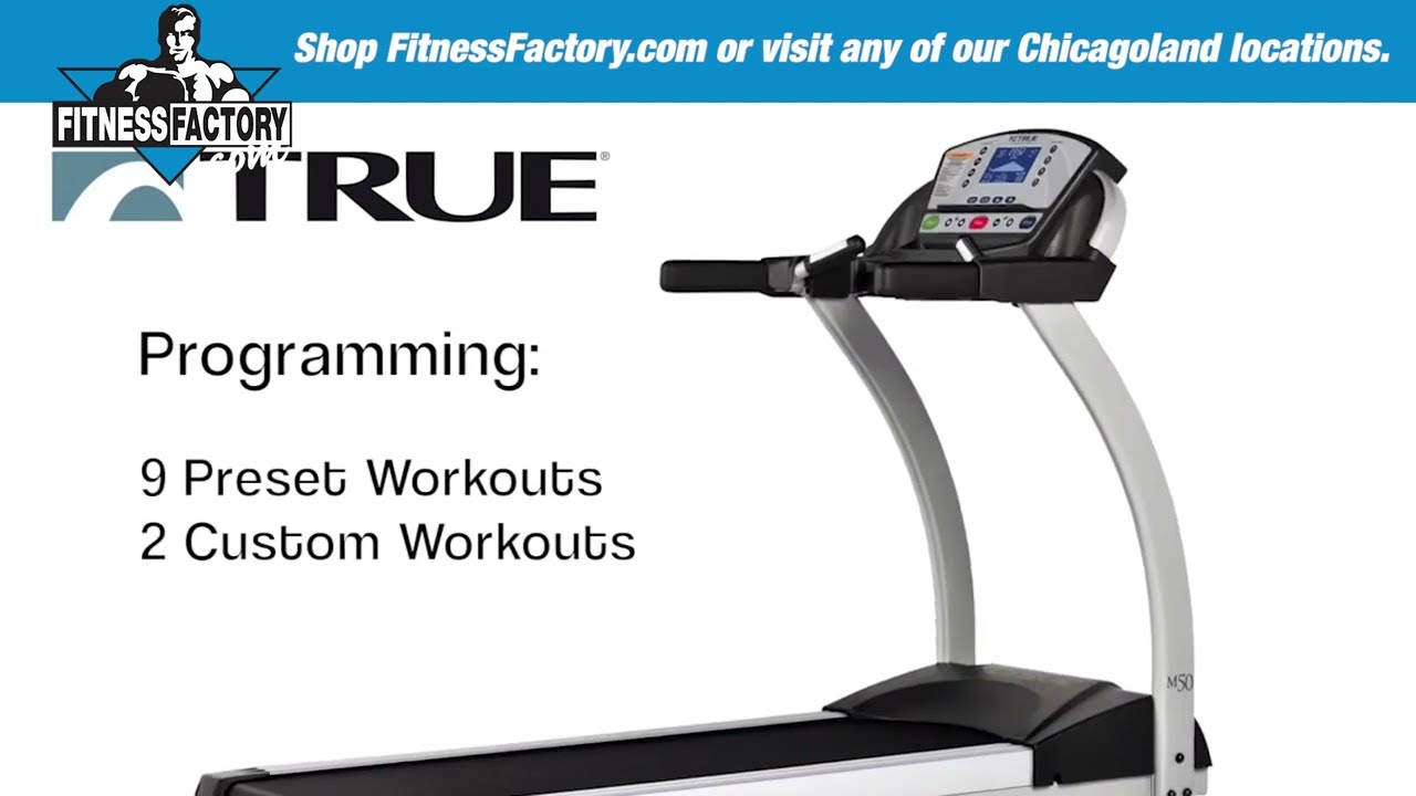 TRUE Fitness M50 Treadmill at FitnessFactory.com