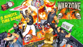 Wyatt Family vs Shield EXPLODING WarZone Action Figure Match!