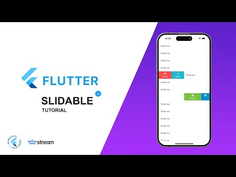 Master Flutter Slidable