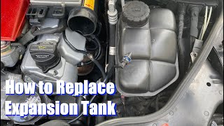 How to remove and replace coolant expansion reservoir tank on Mercedes Benz E Class E55 AMG W211 by The Car Chak 5,745 views 2 years ago 10 minutes