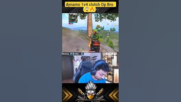 dynamo 1v4 clutch 😱🔥 #shorts #bgmi