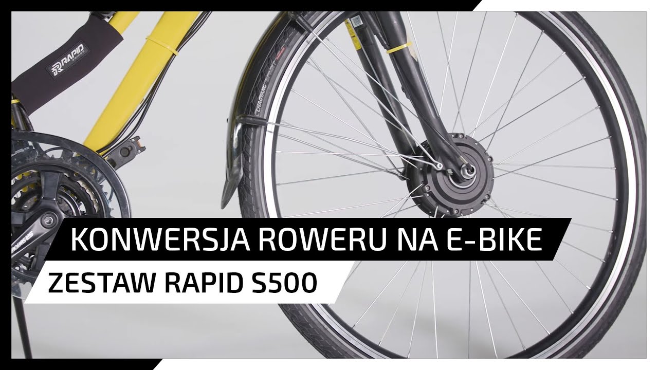 Konwersja roweru na e-bike - zestaw Rapid S500